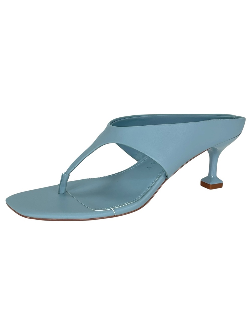 Katy Perry Oceanside Blue Low Rise Heeled Womens Thong Sandals Size 9M - Picture 2 of 10